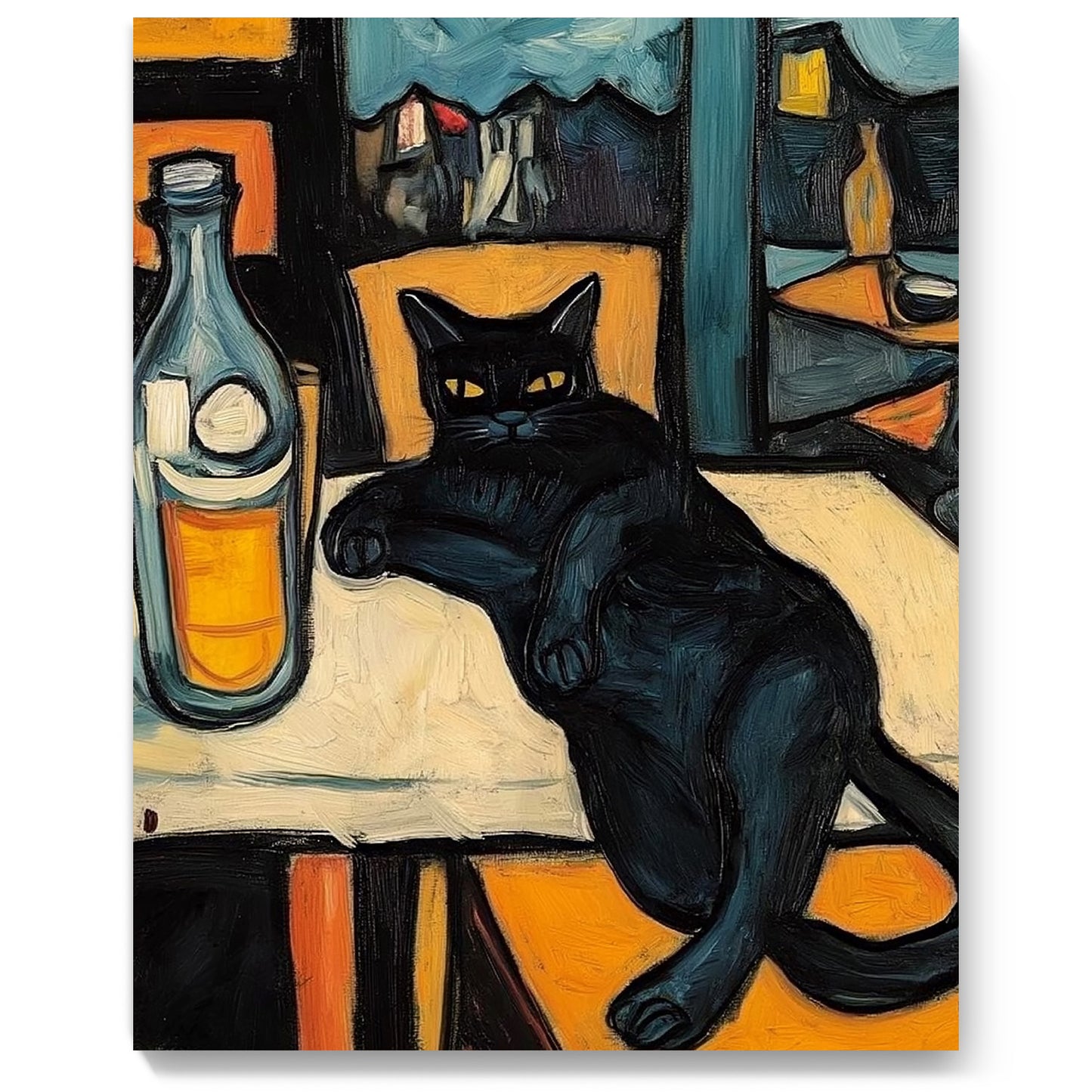 Tablou imprimat pe panza intinsa pe sasiu de lemn, 40x50 cm