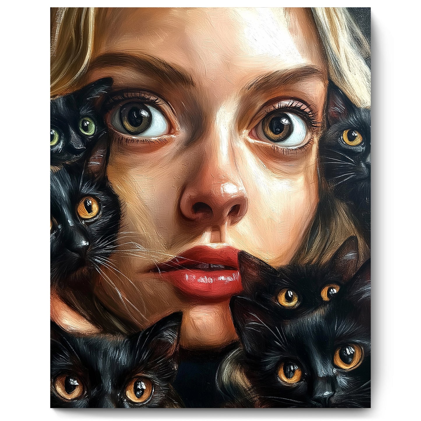 Tablou imprimat pe panza intinsa pe sasiu de lemn, 40x50cm
