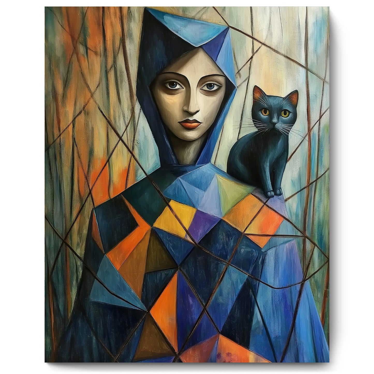 Tablou imprimat pe panza intinsa pe sasiu de lemn, 40x50cm