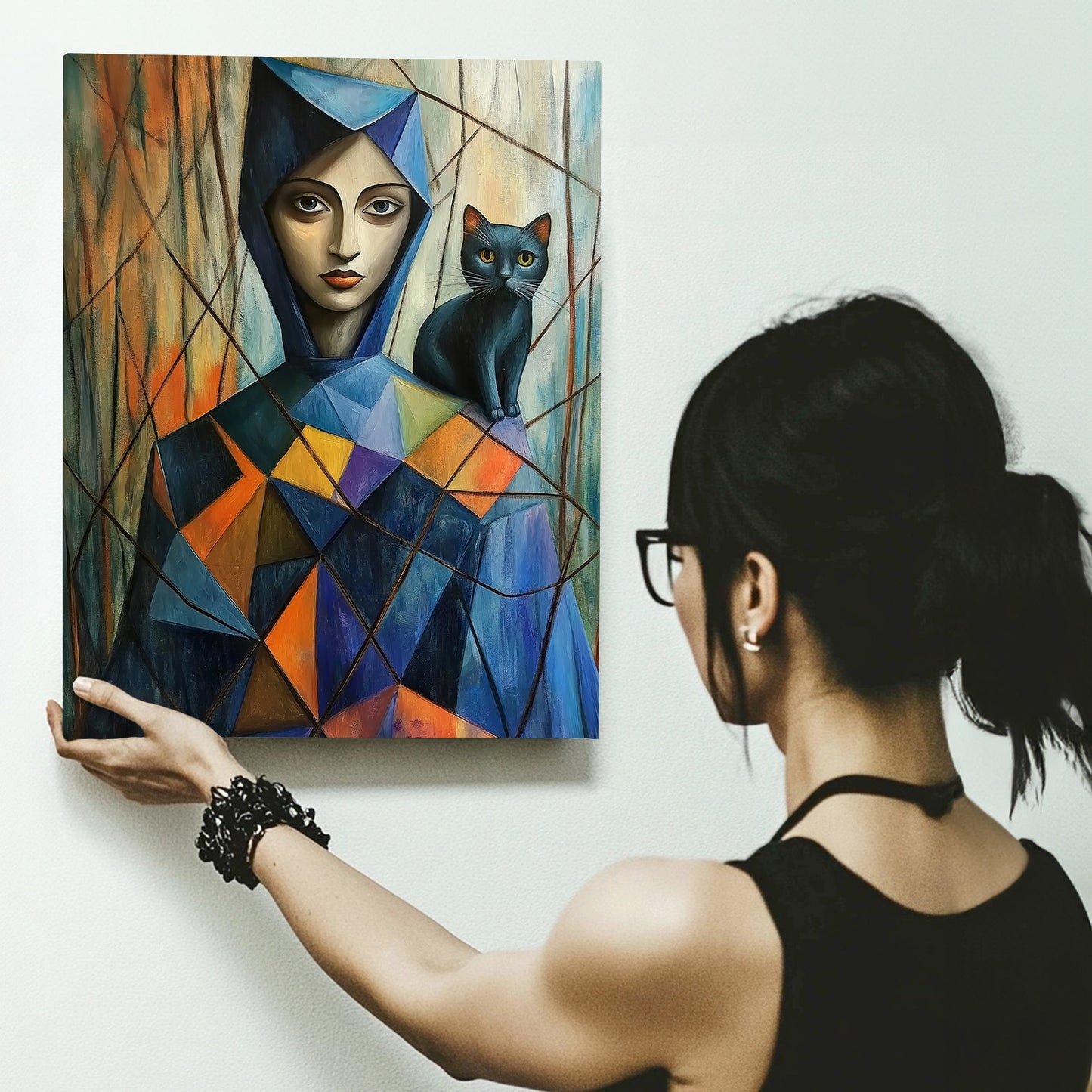 Tablou imprimat pe panza intinsa pe sasiu de lemn, 40x50cm