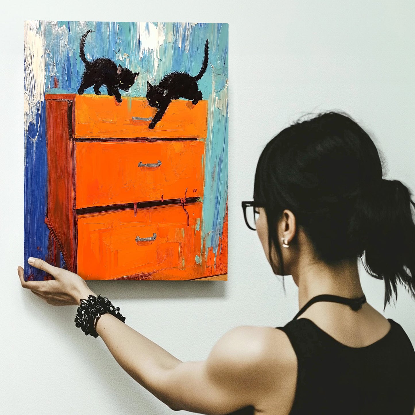 Tablou imprimat pe panza intinsa pe sasiu de lemn, 40x50 cm