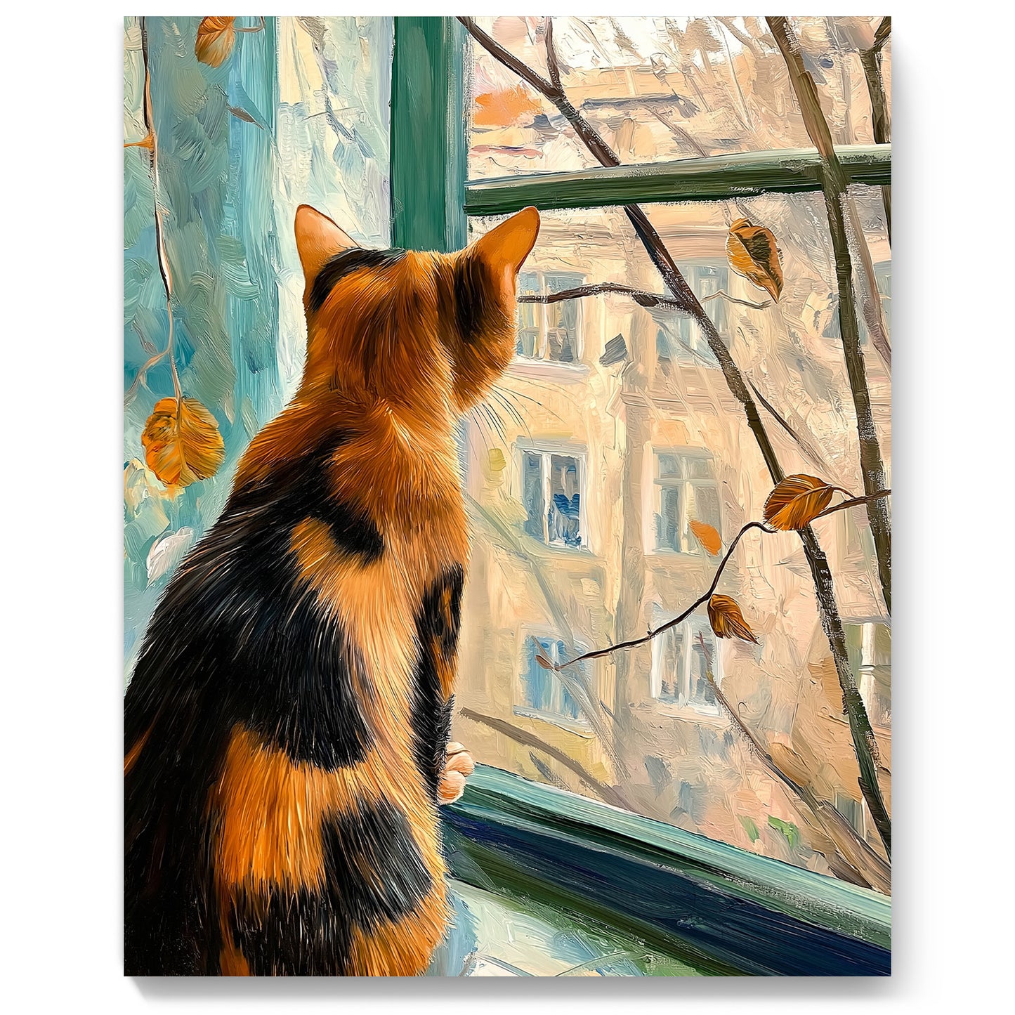 Tablou imprimat pe panza intinsa pe sasiu de lemn, 40x50cm